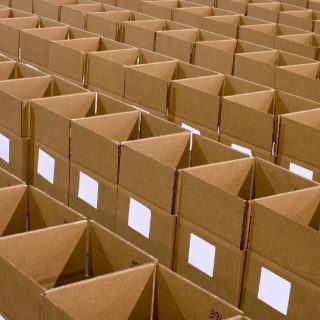 Aufbereitung - Kartonboxen