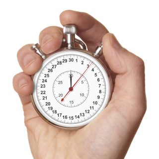 Effizienz - Stoppuhr